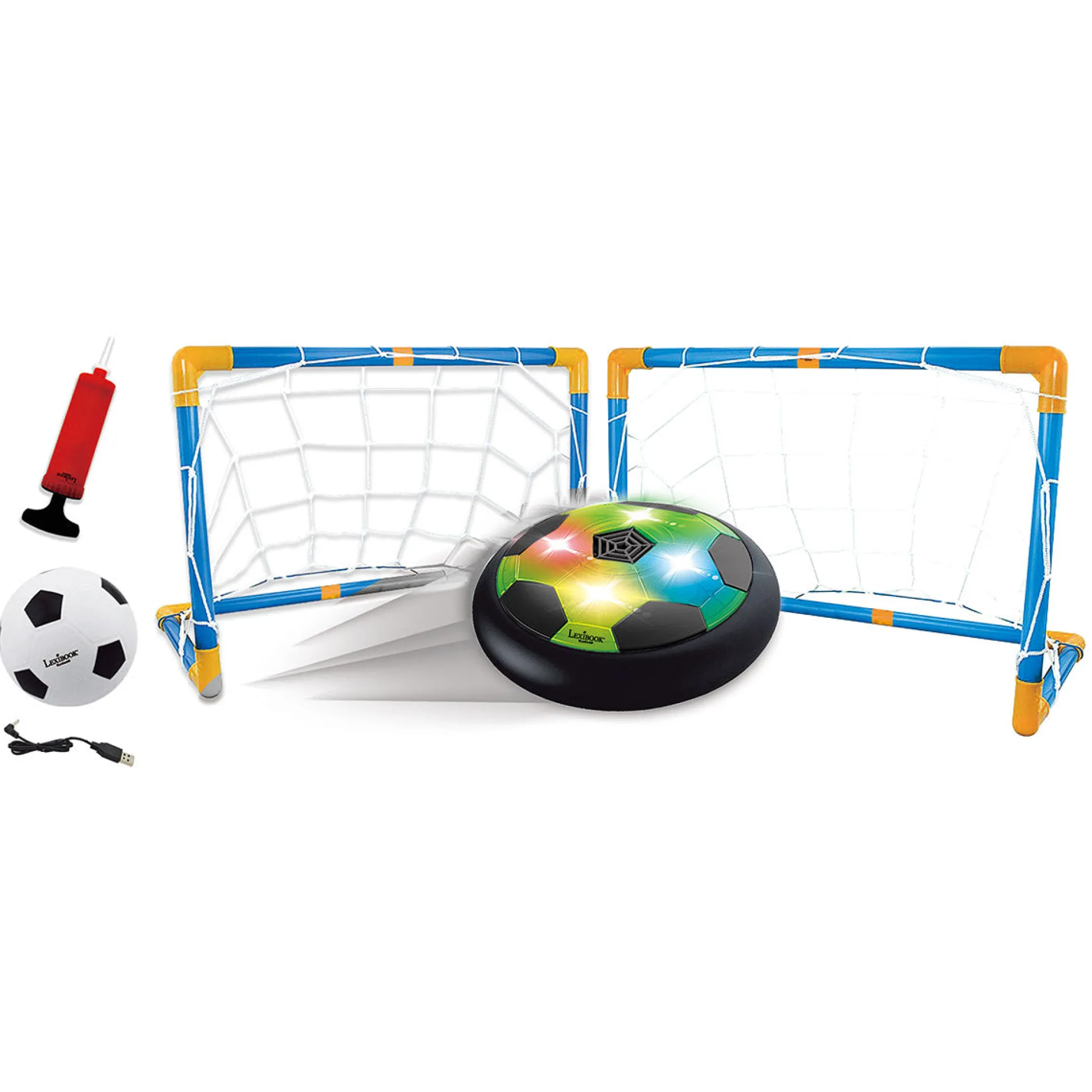 Lexibook AeroFoot Rechargeable Hover Soccer Game with LED Lights* Toy Sports