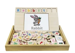 Lexibook Bio Toys Word School - Bilingual Learning Set in English and Spanish* Preschool Education Toys & Activities