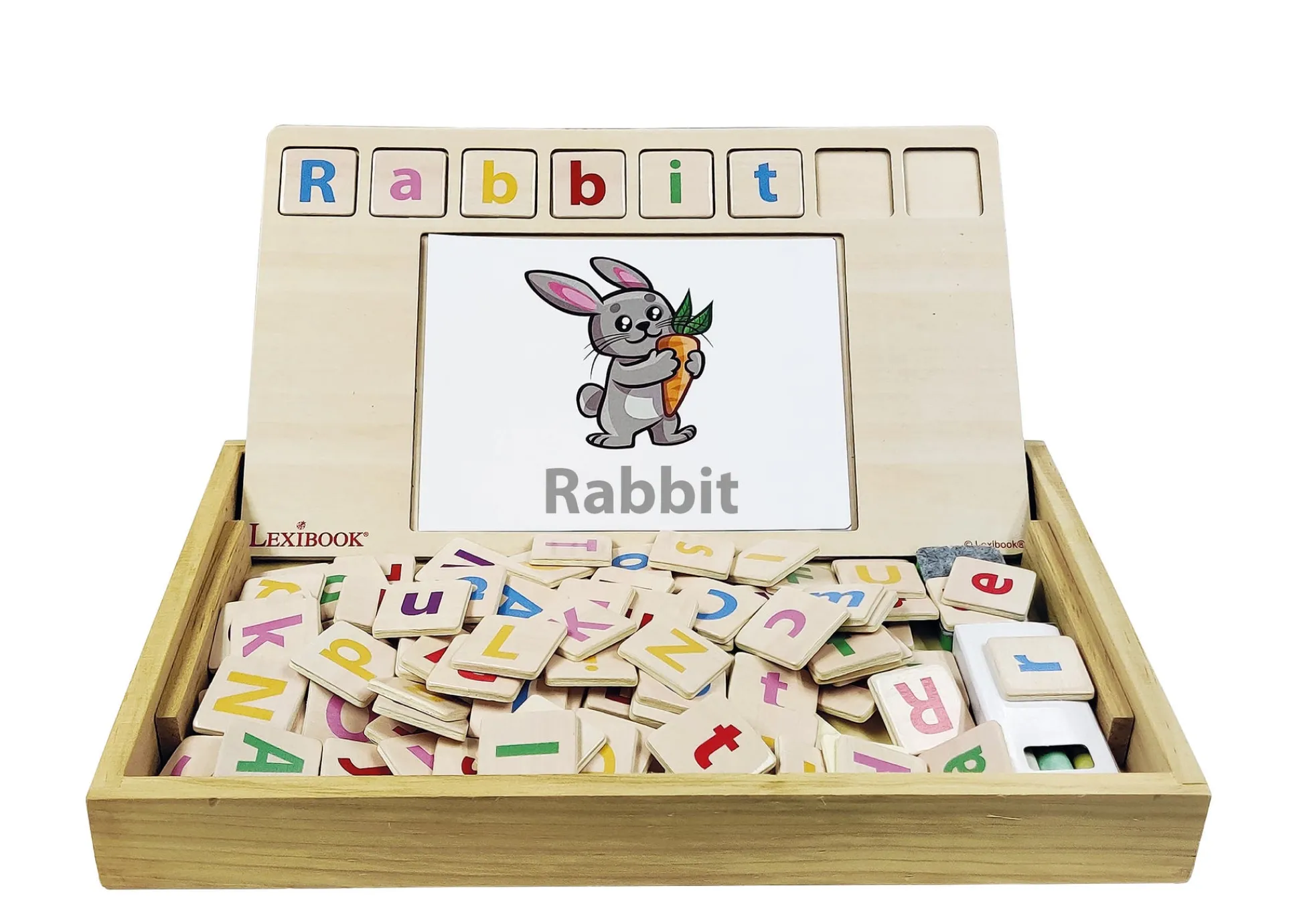 Lexibook Bio Toys Word School - Bilingual Learning Set in English and Spanish* Preschool Education Toys & Activities