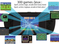 Lexibook Compact Handheld Power Arcade Console, 300 Games, Black* Electronics