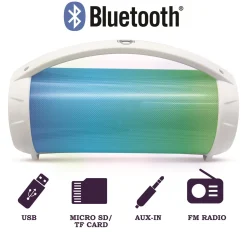 Lexibook iParty Portable Bluetooth Speaker with Karaoke Microphone* Social & Emotional Skills|Karaoke Machines & Accessories