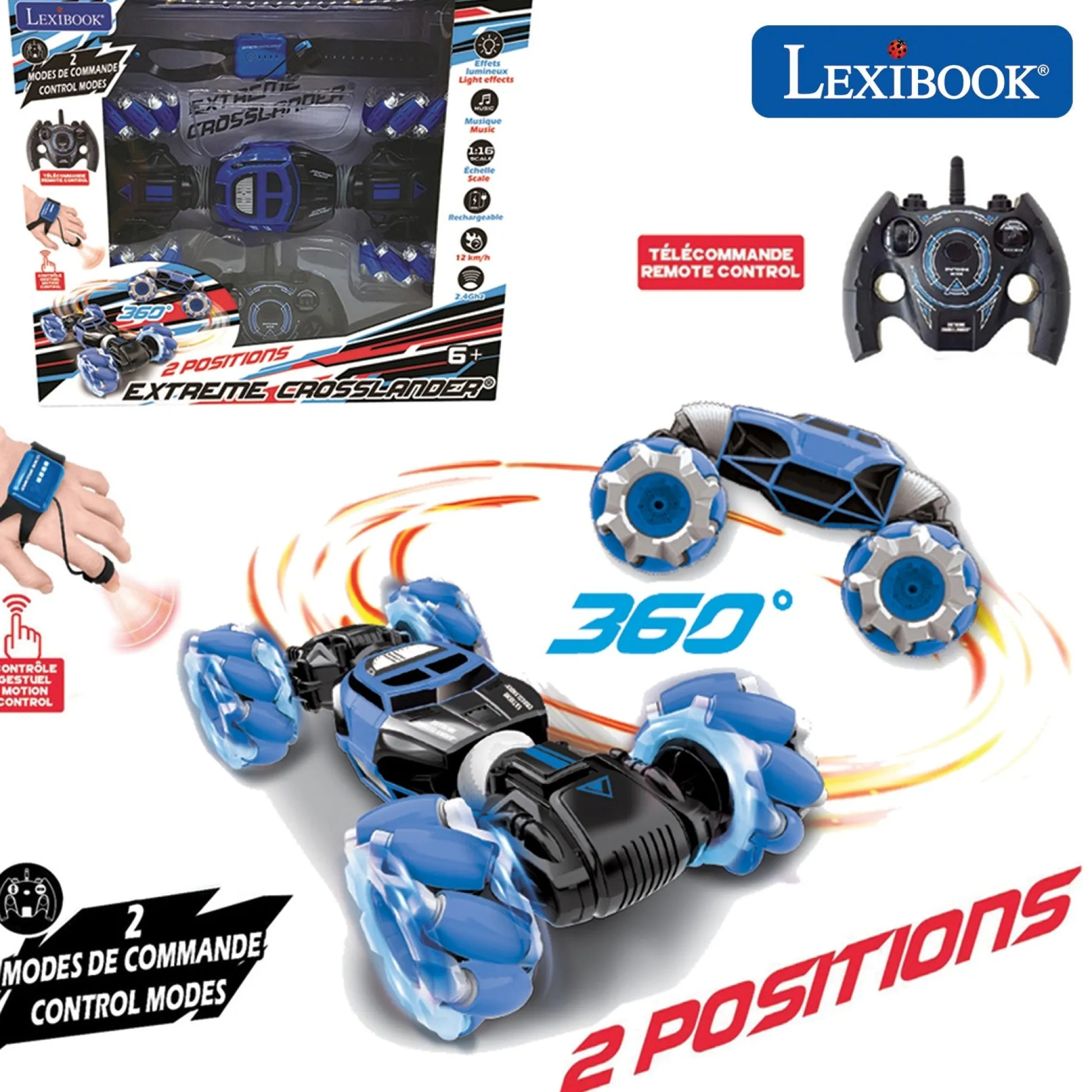 Lexibook Radio Control Extreme Crosslander - Blue/Black* Rc Cars & Flight
