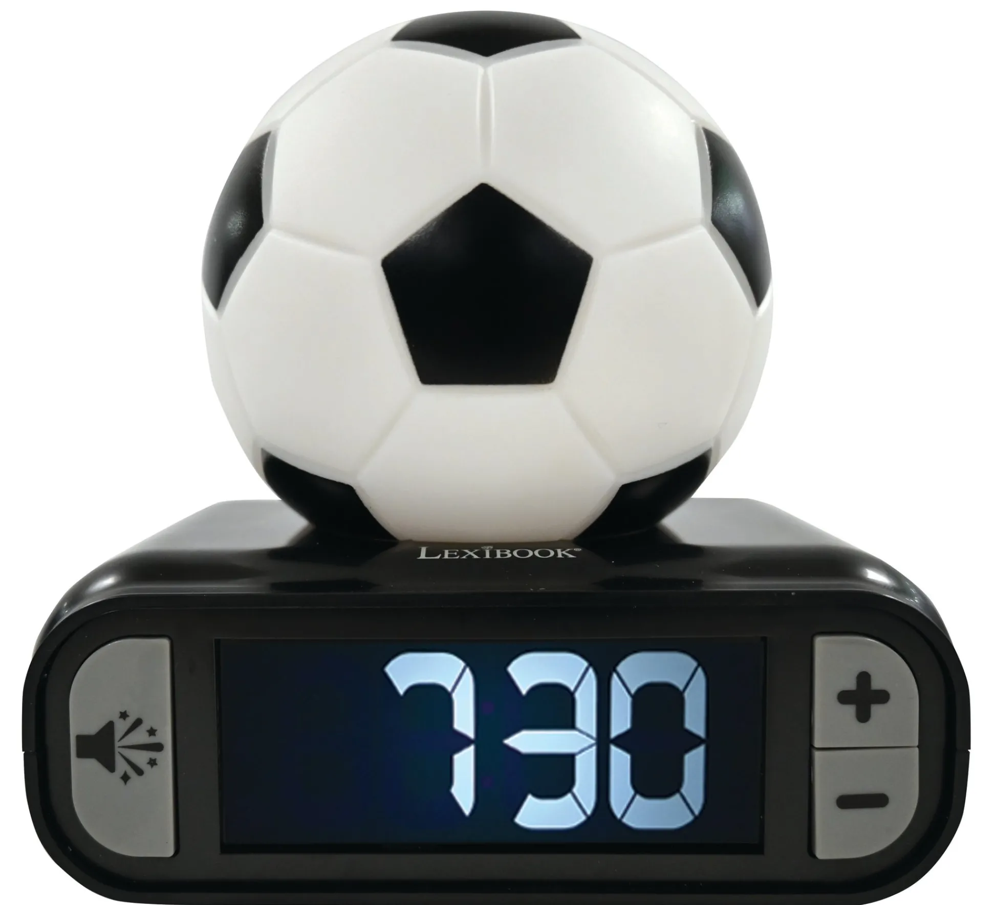 Lexibook Soccer Digital Alarm Clock with Nightlight - Sleep-Friendly Screen* Electronics
