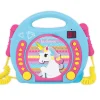 Lexibook Unicorn-Themed Portable CD Player with Dual Microphones* Karaoke Machines & Accessories|Electronics