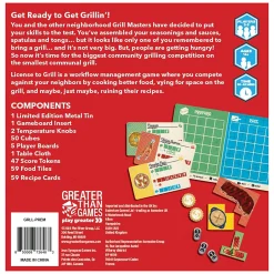 Flat River Group License to Grill Premium Edition - Strategic Polyomino Placement Game for Ages 14+* Board Games|Role-Playing Games