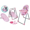 Flat River Group Lissi Doll Transformable 4-in-1 Highchair and Playset* Social & Emotional Skills|Stuffed Animals & Plush Toys