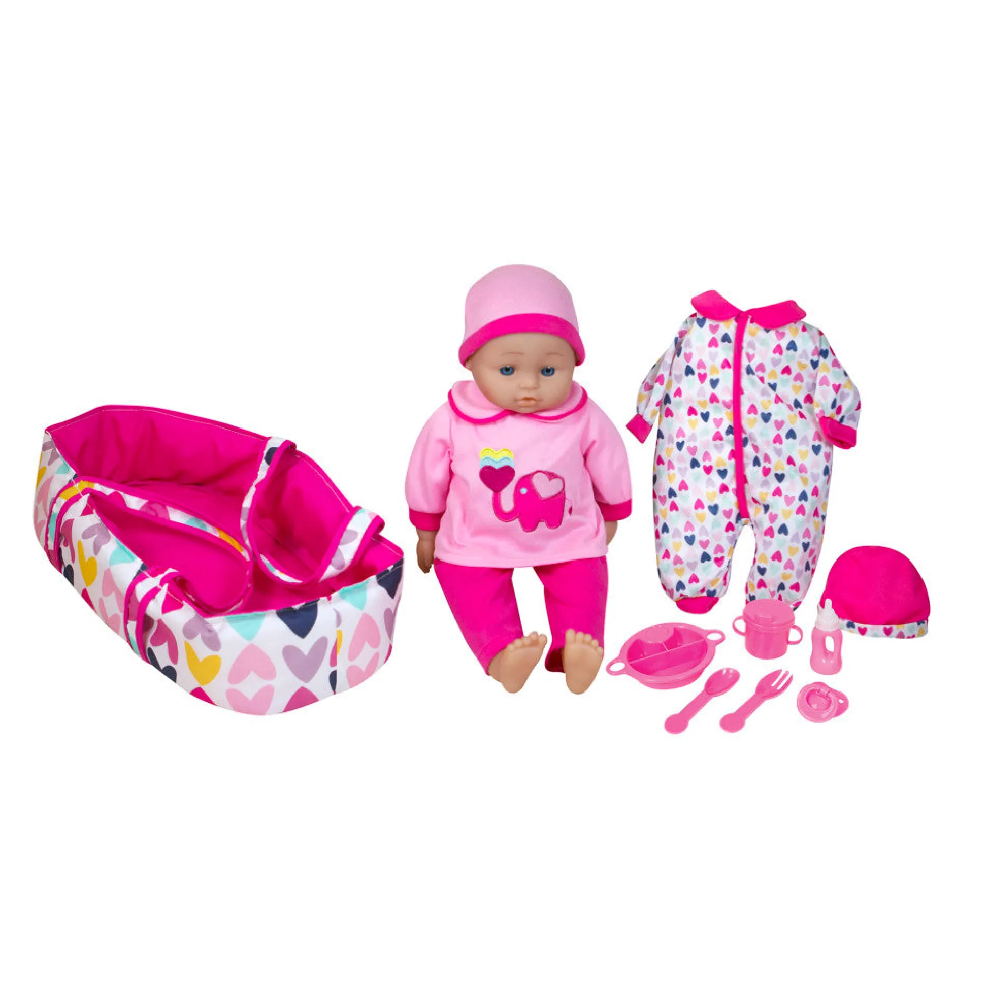Flat River Group Lissi 16-inch Interactive Talking Baby Doll with Accessories* Social & Emotional Skills|Interactive Dolls & Pets