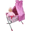 Flat River Group Lissi 14-inch Talking Baby Doll with Crib - Pink Bunny Outfit* Interactive Dolls & Pets|Stuffed Animals & Plush Toys