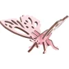 Flat River Group Little & Wood: Butterfly Bliss - Pink 3D Wooden Puzzle Kit* Puzzles