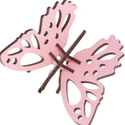 Flat River Group Little & Wood: Butterfly Bliss - Pink 3D Wooden Puzzle Kit* Puzzles