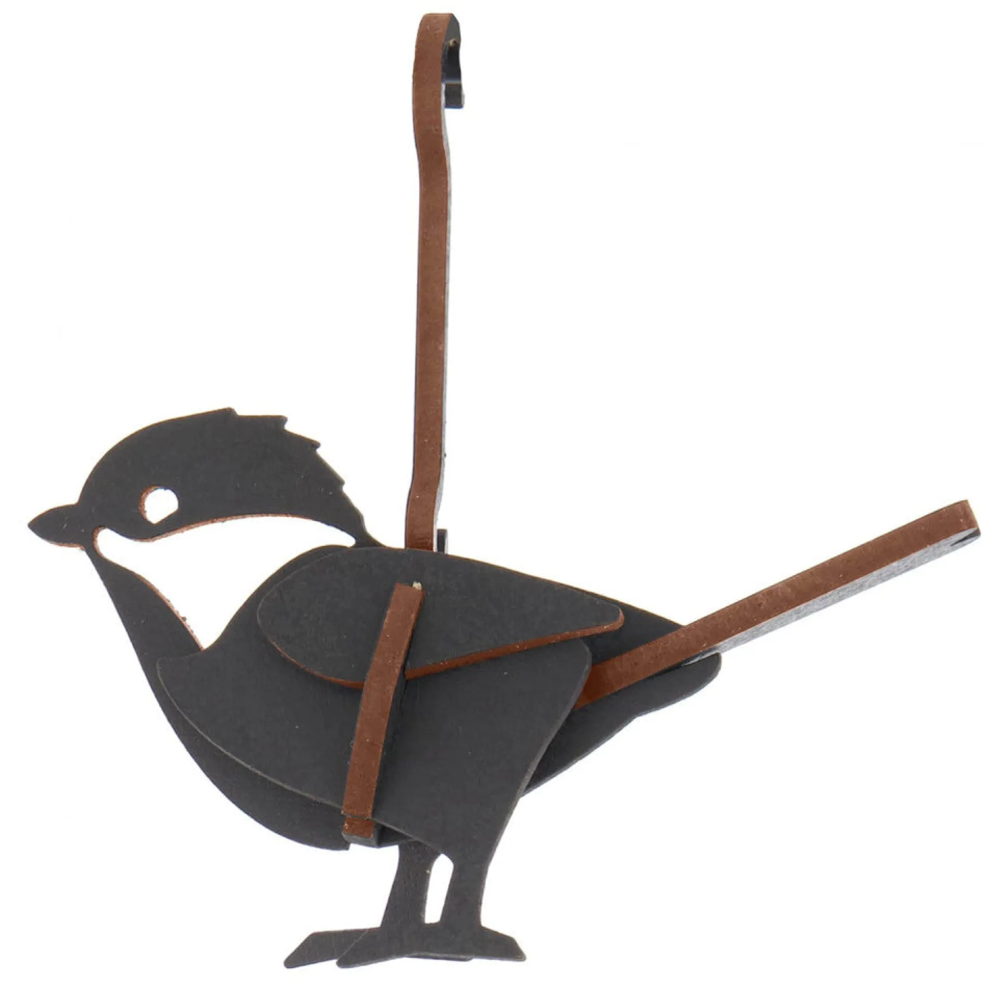Flat River Group Little & Wood Chickadee 3D Wooden Puzzle Kit - Small Black Model* Puzzles