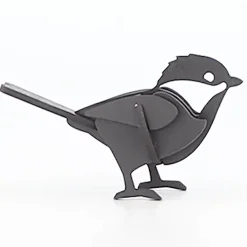Flat River Group Little & Wood Chickadee 3D Wooden Puzzle Kit - Small Black Model* Puzzles