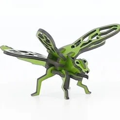 Flat River Group Little & Wood: Dragonfly Woodlet Kit - 3D Puzzle, Green* Puzzles