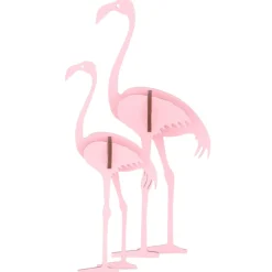 Flat River Group Little & Wood Flamingo Puzzle: 3D Pink Woodlet Kit* Puzzles