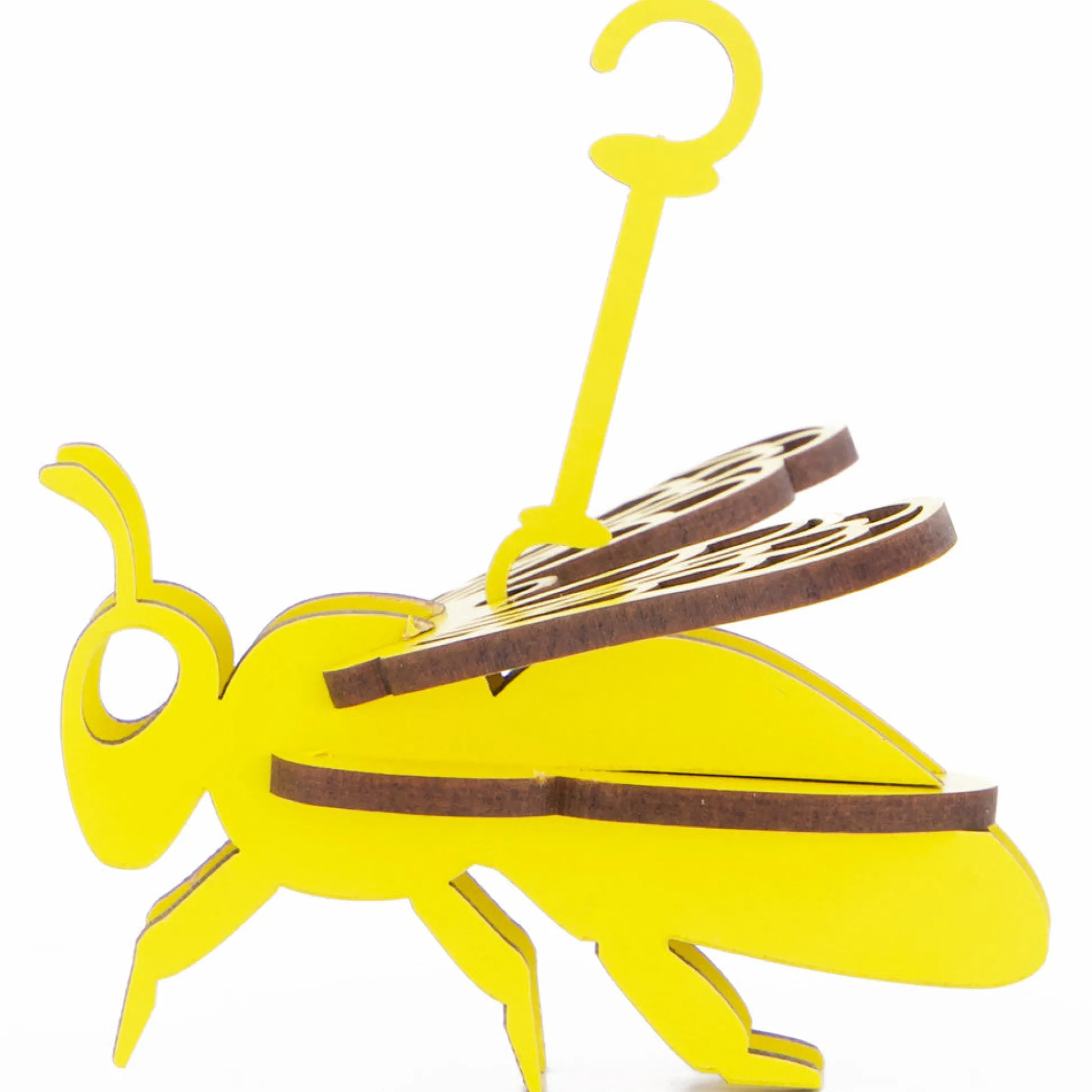 Flat River Group Little & Wood: Honey Bee Yellow 3D Wooden Puzzle Kit* Puzzles