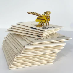 Flat River Group Little & Wood: Honey Bee Yellow 3D Wooden Puzzle Kit* Puzzles