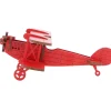 Flat River Group Little & Wood: Red Medium Biplane 3D Wooden Puzzle Kit* Puzzles