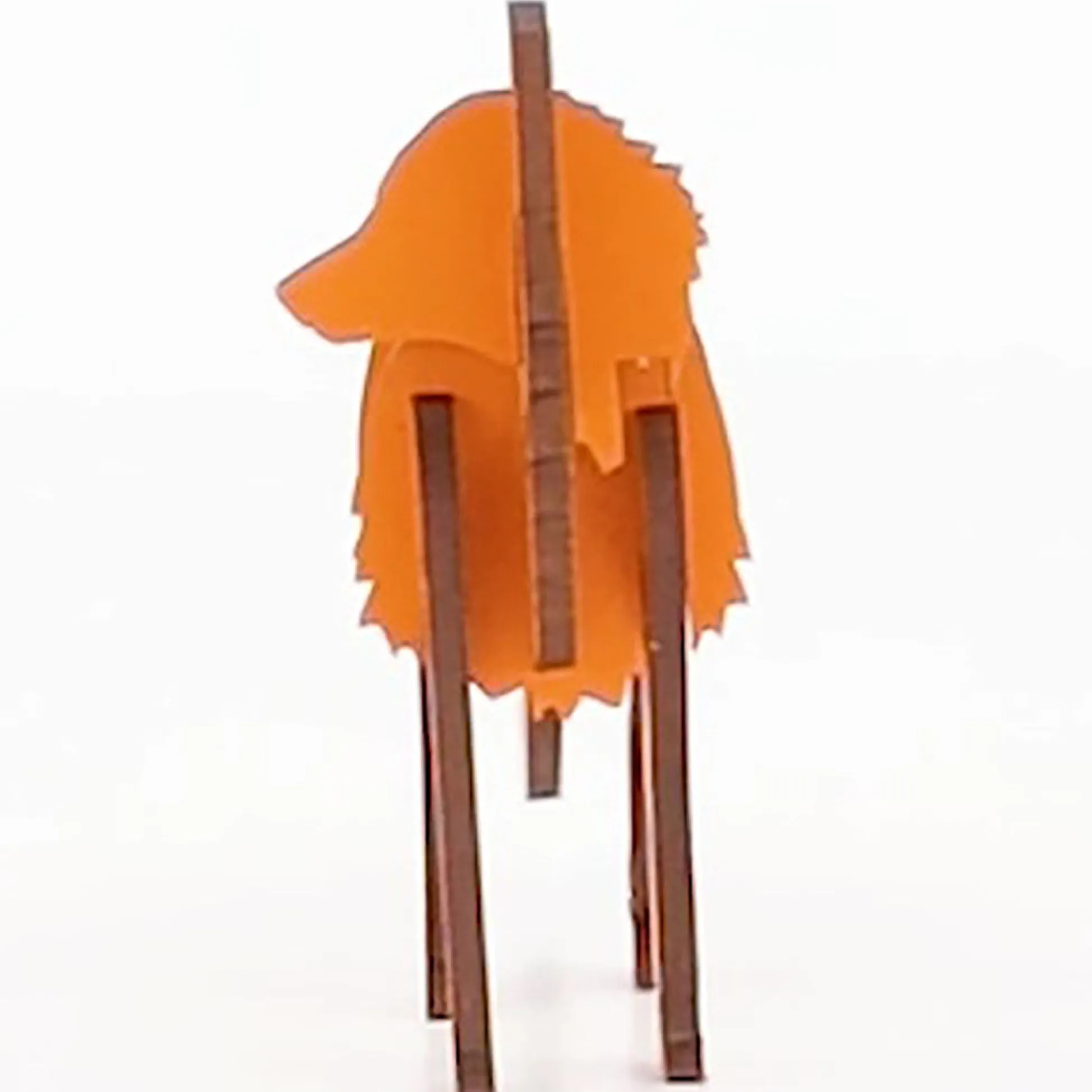 Flat River Group Little & Wood: Woodlet: Small Curious Fox - 3D Wooden Puzzle Kit* Puzzles