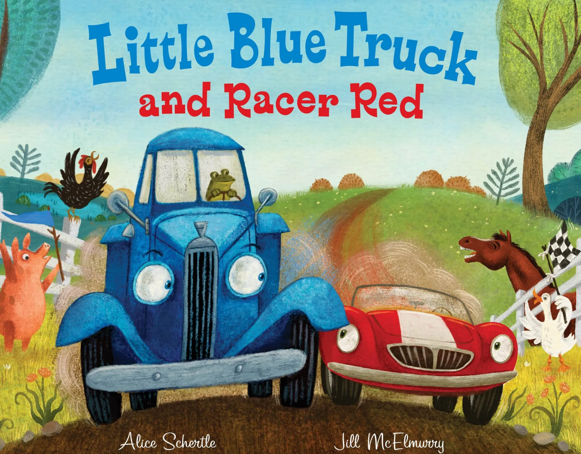 Readerlink Distribution Services Little Blue Truck and Racer Red Exciting Race Adventure* Reading, Writing & Speech