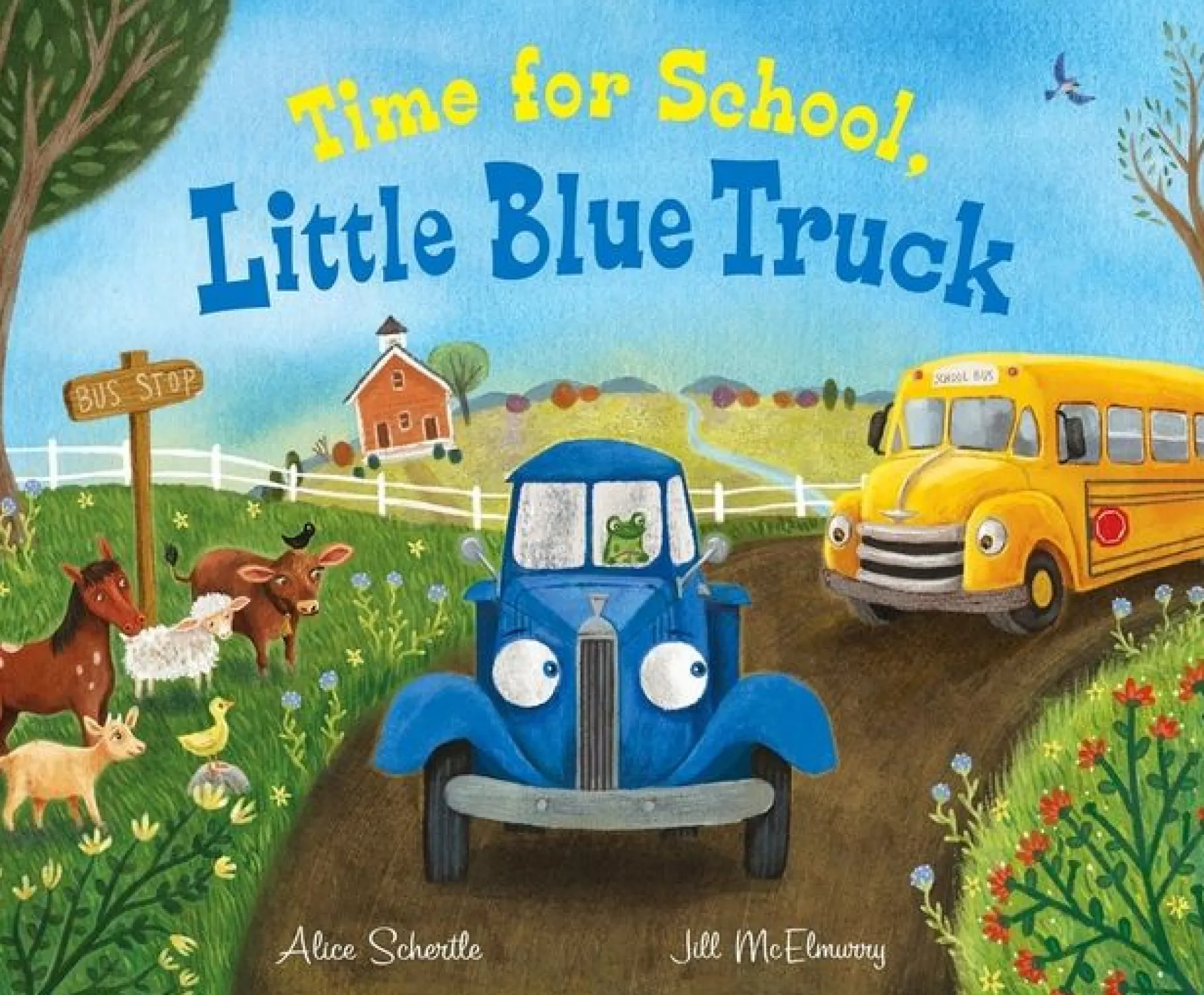 Readerlink Distribution Services Little Blue Truck Time for School Oversized Board Book*Kids Reading, Writing & Speech|Kids Books