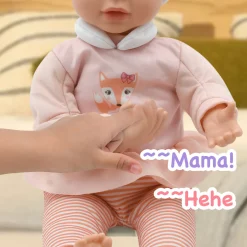 Flat River Group Little Darlings 14 Inch - Sweet Touch Baby Doll with Fox-Pink-White Outfit* Baby Dolls|Stuffed Animals & Plush Toys