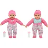 Flat River Group Little Darlings 12 Inch - Talking Twins with Heart-Themed Outfits* Social & Emotional Skills|Baby Dolls