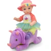 Flat River Group Little Darlings: Hop On Baby & Plush Dino - 15" Baby Doll with Dinosaur Friend* Baby Dolls|Stuffed Animals & Plush Toys