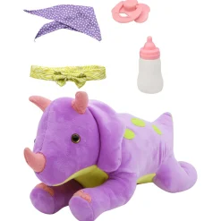 Flat River Group Little Darlings: Hop On Baby & Plush Dino - 15