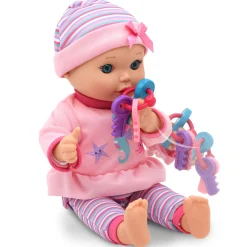 Flat River Group Little Darlings 12-inch - Fun With Keys Baby Doll - Seahorse Ensemble* Social & Emotional Skills|Interactive Dolls & Pets