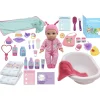 Flat River Group Little Darlings 15-inch Baby Doll - Deluxe Feed & Care Playset* Social & Emotional Skills|Baby Dolls