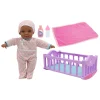Flat River Group Little Darlings 12-inch Crib Time Fun - Interactive Baby Doll* Interactive Dolls & Pets|Stuffed Animals & Plush Toys