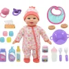 Flat River Group Little Darlings 12-inch Interactive Bouncing Baby Doll Playset - Pink & White* Interactive Dolls & Pets|Stuffed Animals & Plush Toys