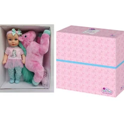 Flat River Group Little Darlings 15-Inch Unicorn Dream Baby Doll Set with Plush Companion* Baby Dolls|Stuffed Animals & Plush Toys