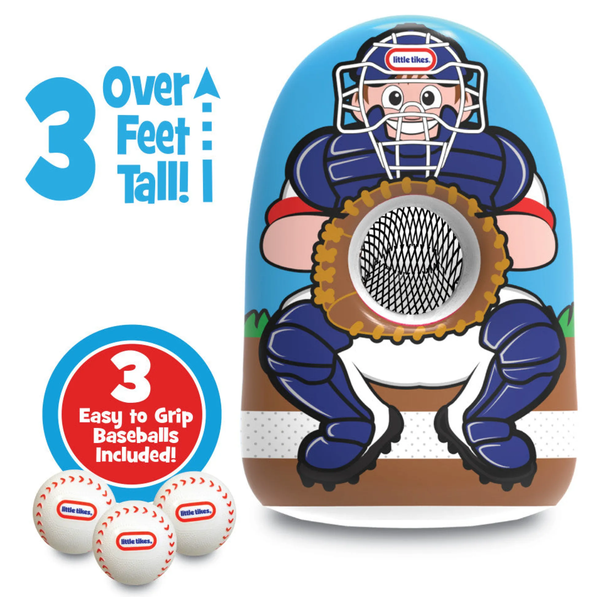Flat River Group Little Tikes Jumbo Inflatable Baseball Trainer - Develop Throwing Skills* Toy Sports