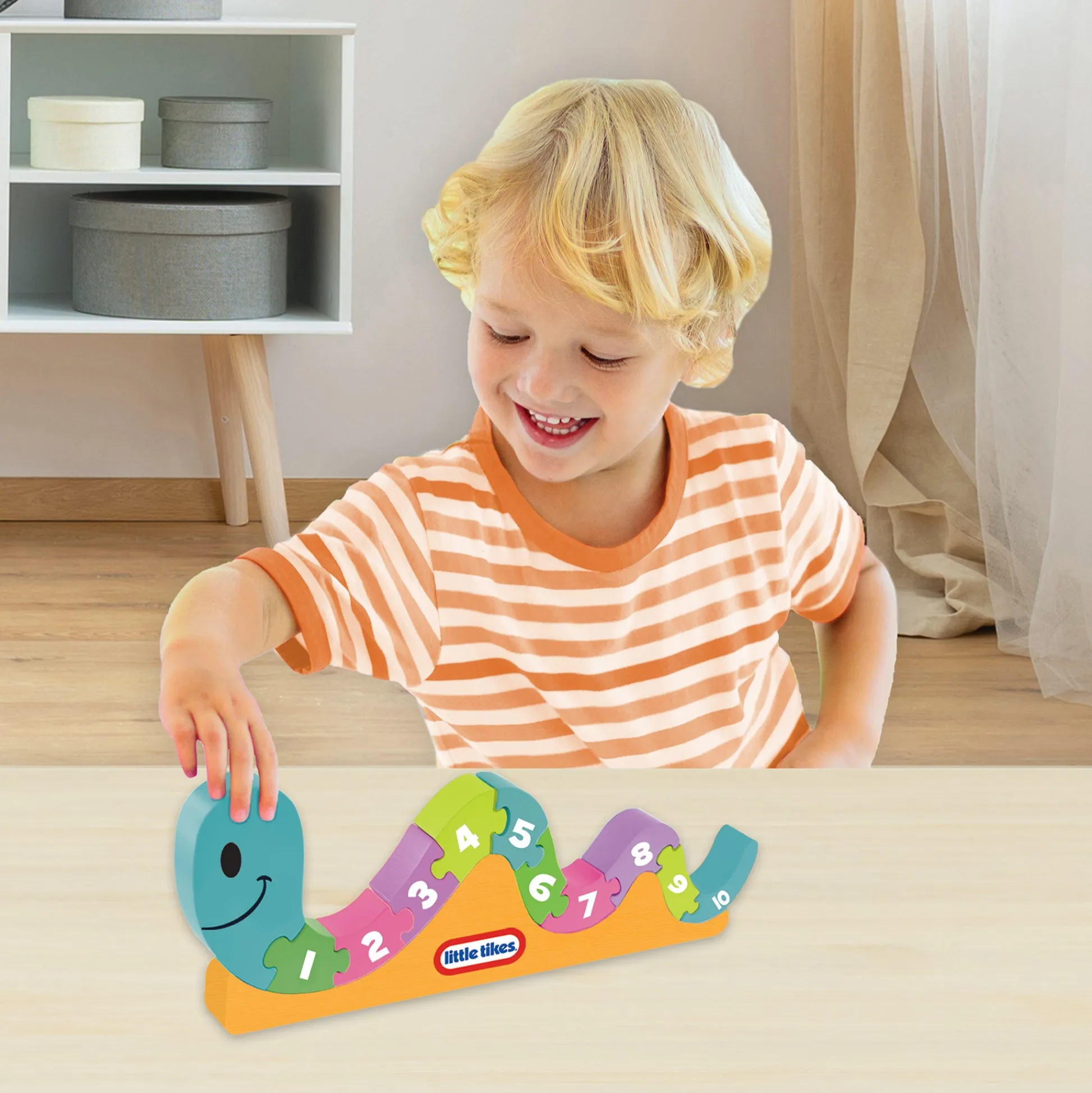 The Distribution Solutions Little Tikes Rainbow Counting Worm - Colorful Number Blocks* Preschool Education Toys & Activities