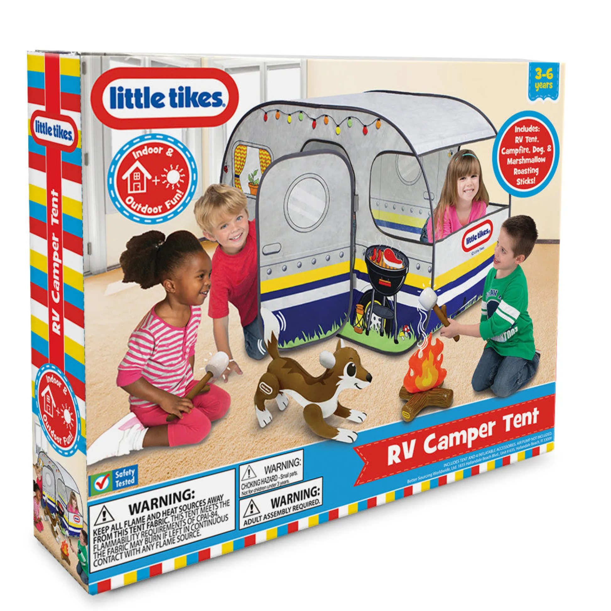Flat River Group Little Tikes RV Camper Tent – Imaginative Play Set* Tents, Tunnels & Playhouses|Dress Up