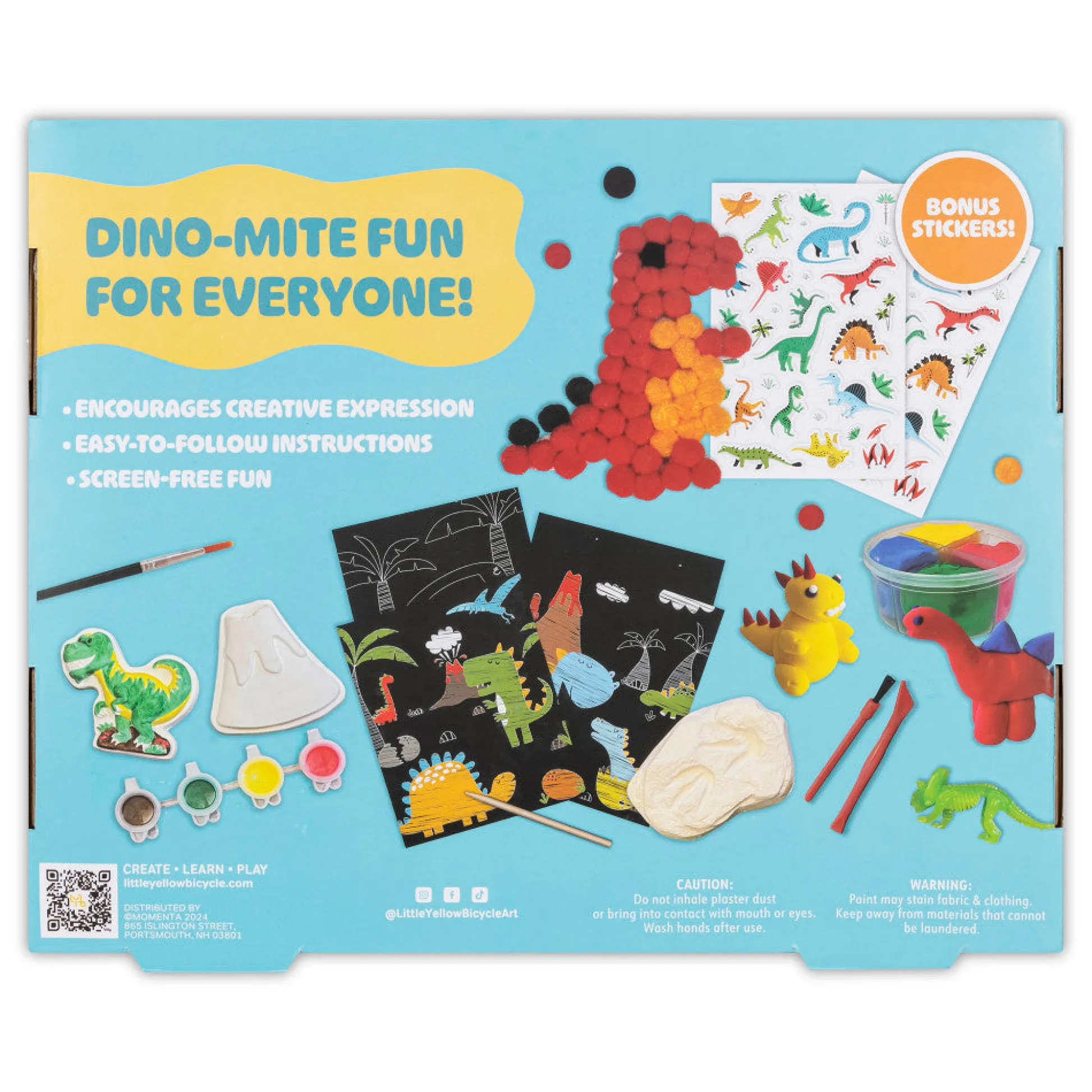 Flat River Group Little Yellow Bicycle Dino Explorer DIY Dinosaur Craft Kit* Crafts & Activities