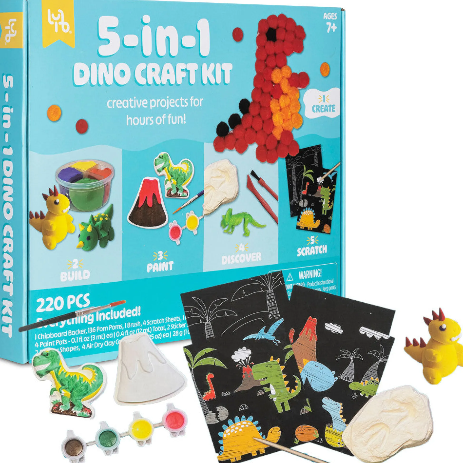 Flat River Group Little Yellow Bicycle Dino Explorer DIY Dinosaur Craft Kit* Crafts & Activities