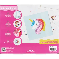 Flat River Group Little Yellow Bicycle Ice Cream & Unicorn Gem Art Kit - 800+ Pcs* Crafts & Activities