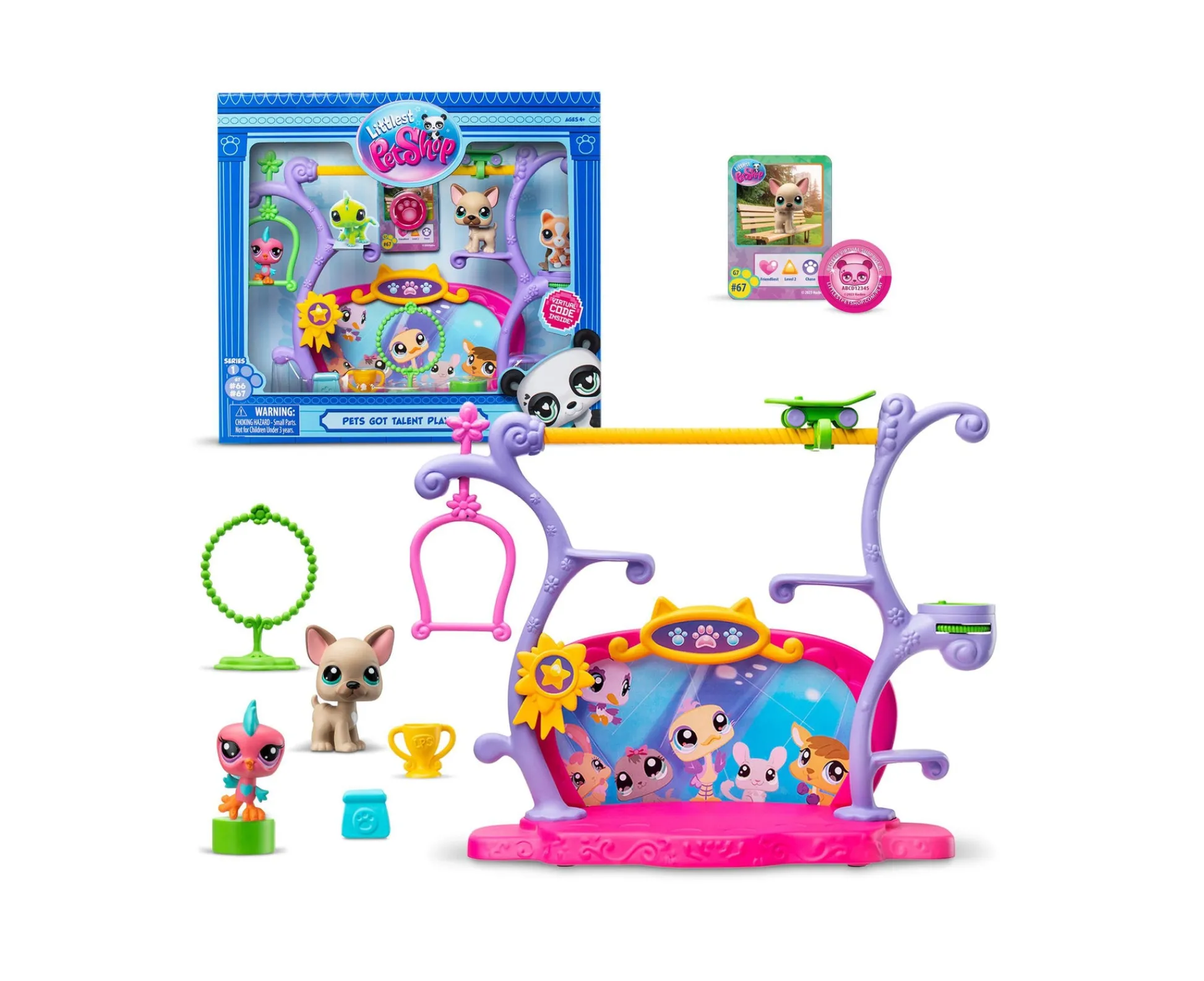 Macy's - Supplier Littlest Pet Shop Generation 7 Pets Got Talent Play Set* Social & Emotional Skills|Miniature & Collectible Dolls