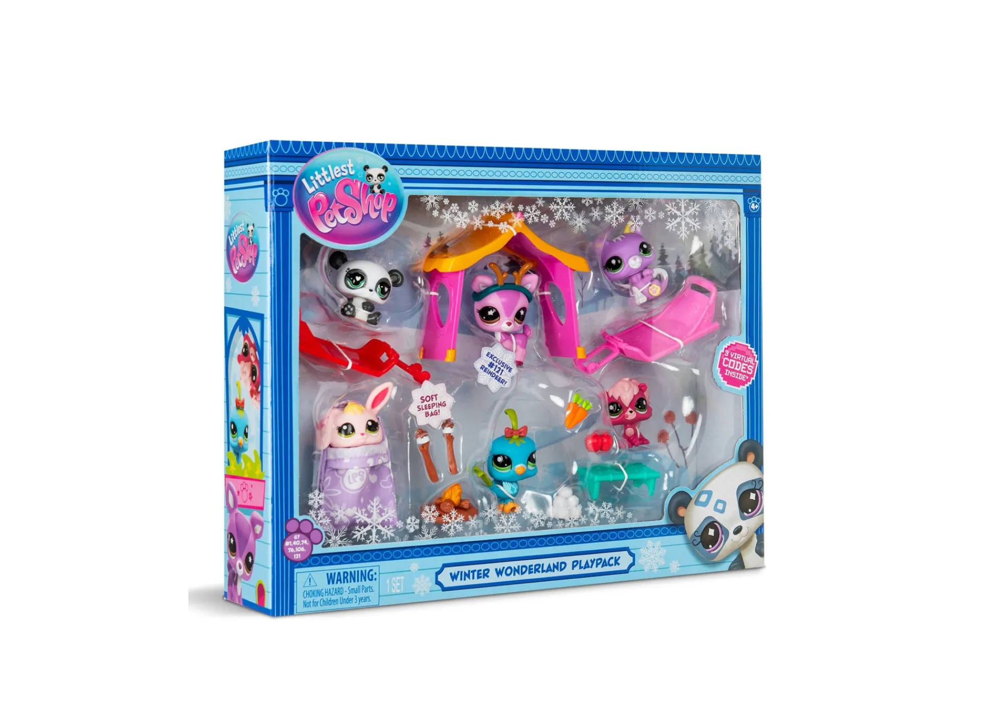 Macy's - Supplier Littlest Pet Shop Winter Wonderland Play Plack* Miniature & Collectible Dolls|Stuffed Animals & Plush Toys
