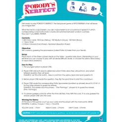 Flat River Group Longshore Pobody's Nerfect Game - Party Game with 300 Spoonerism Cards* Social & Emotional Skills|Family & Entertainments Games