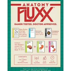 Educators Resource Looney Labs Anatomy Fluxx Educational Card Game* Card Games
