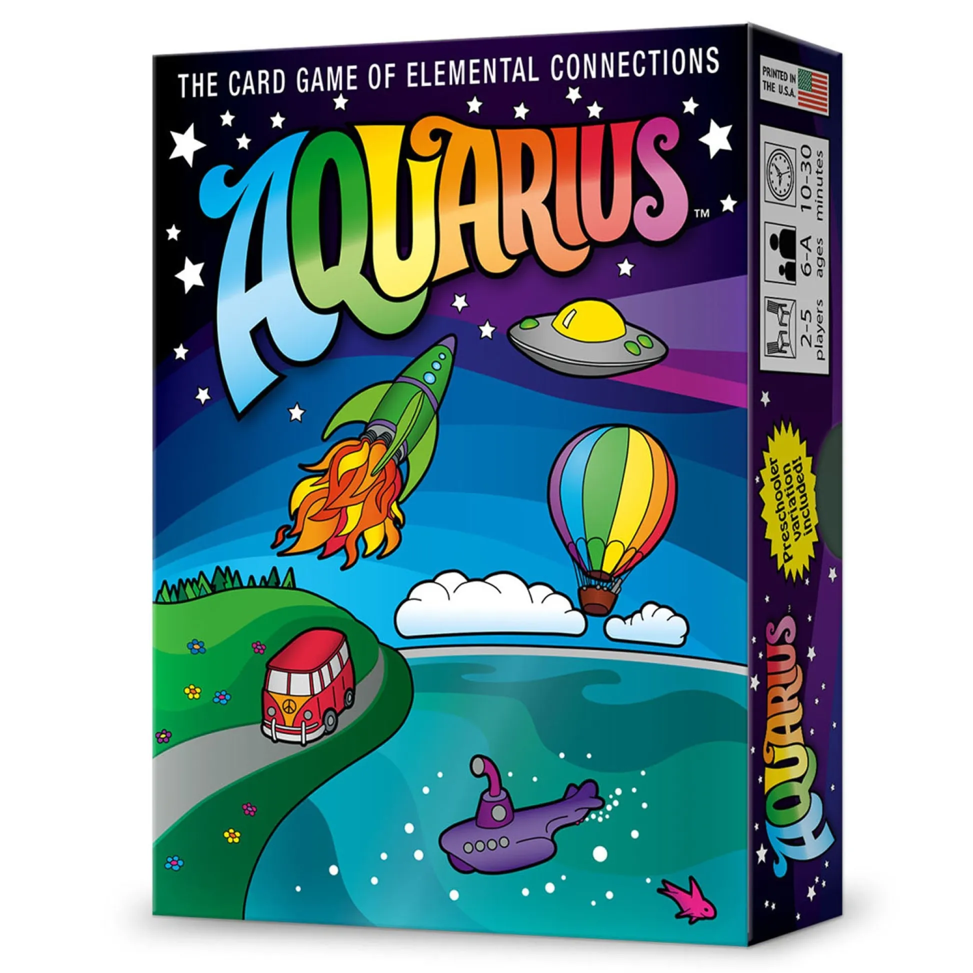 Educators Resource Looney Labs Aquarius Version 3.0 Element Matching Card Game* Card Games
