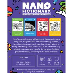 Educators Resource Looney Labs Nanofictionary Card Spark a Tale Card Game* Card Games|Social & Emotional Skills