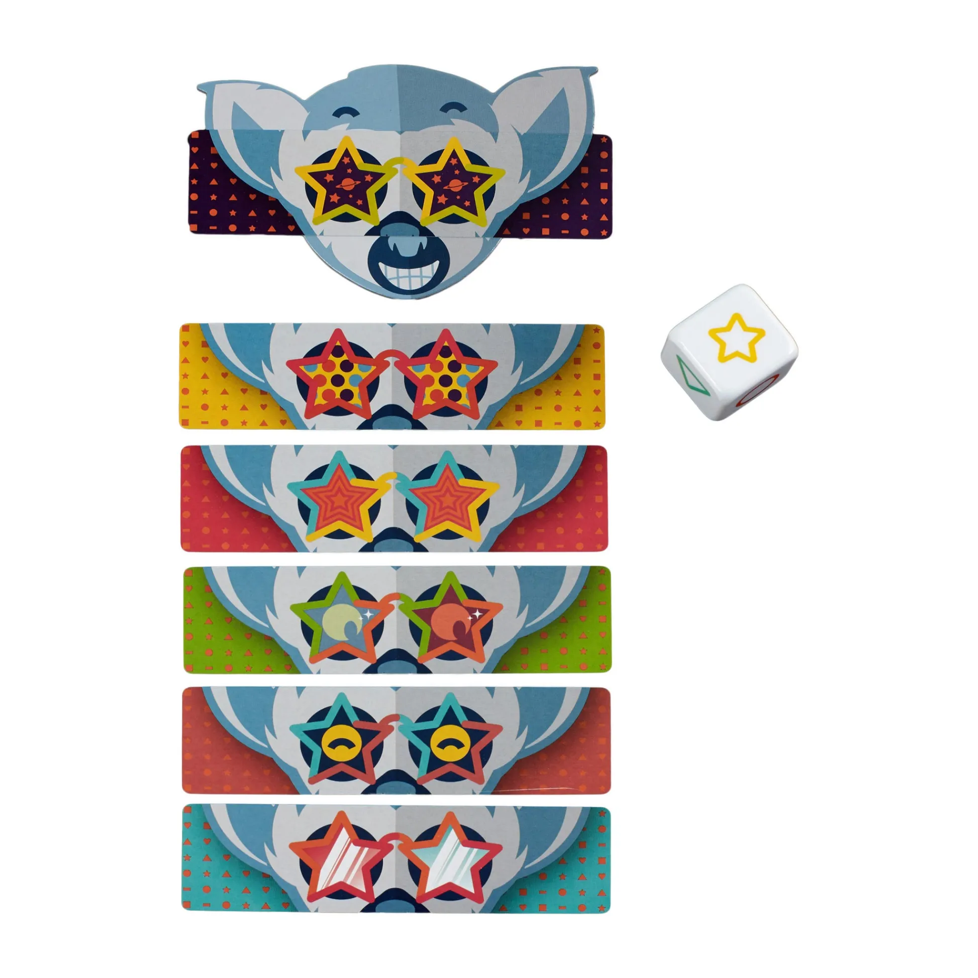 AreYouGame Lovable Lemurs Hey! Those Are My Glasses Shape-Matching Game* Social & Emotional Skills