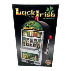 AreYouGame Luck of the Irish Slot Savings Bank - Whimsical Coin Collector* Classic Games