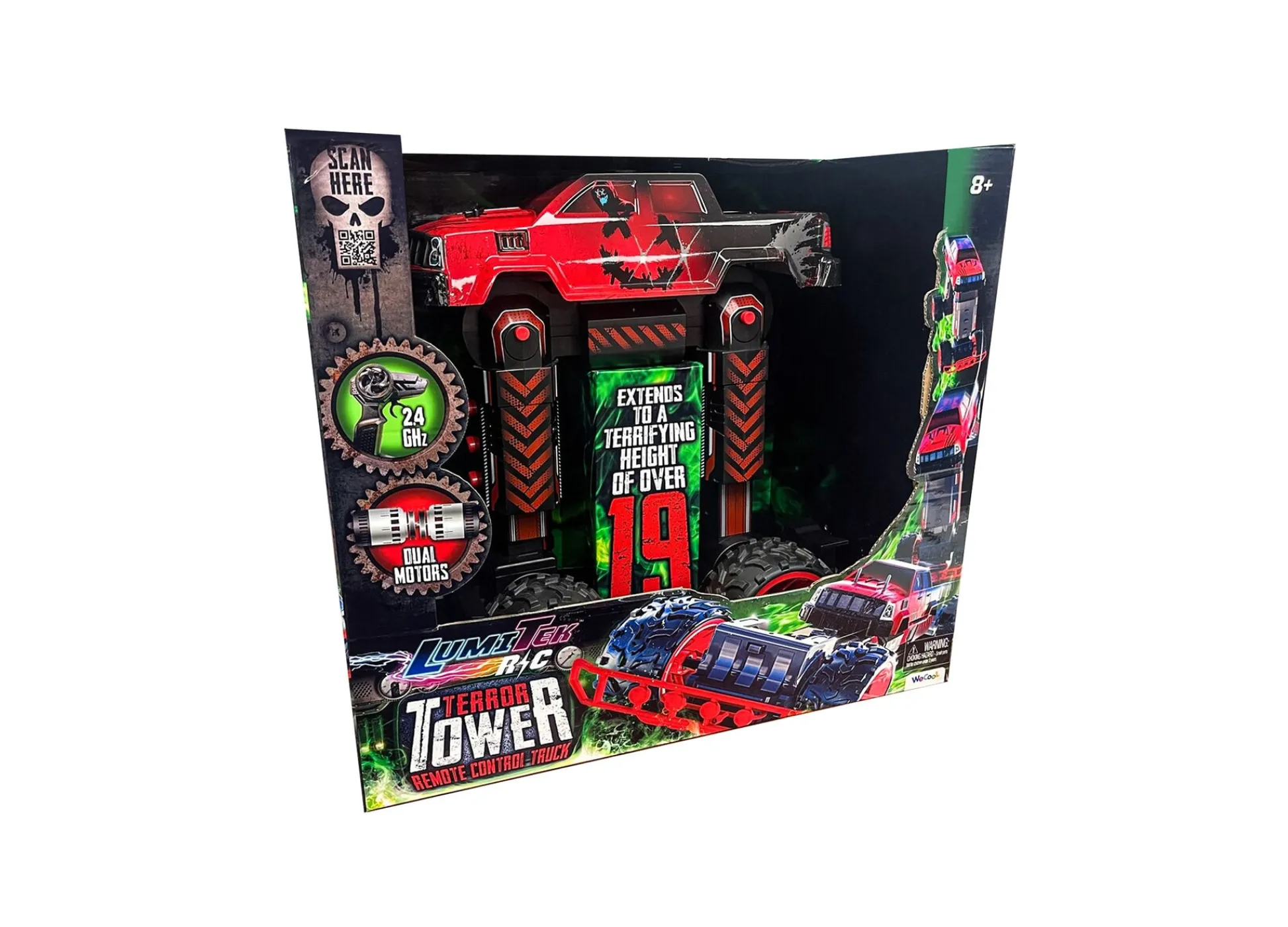 Macy's - Supplier LumiTEK Remote Control Terror Tower - 1:8 Dynamic Monster Truck* Rc Cars & Flight