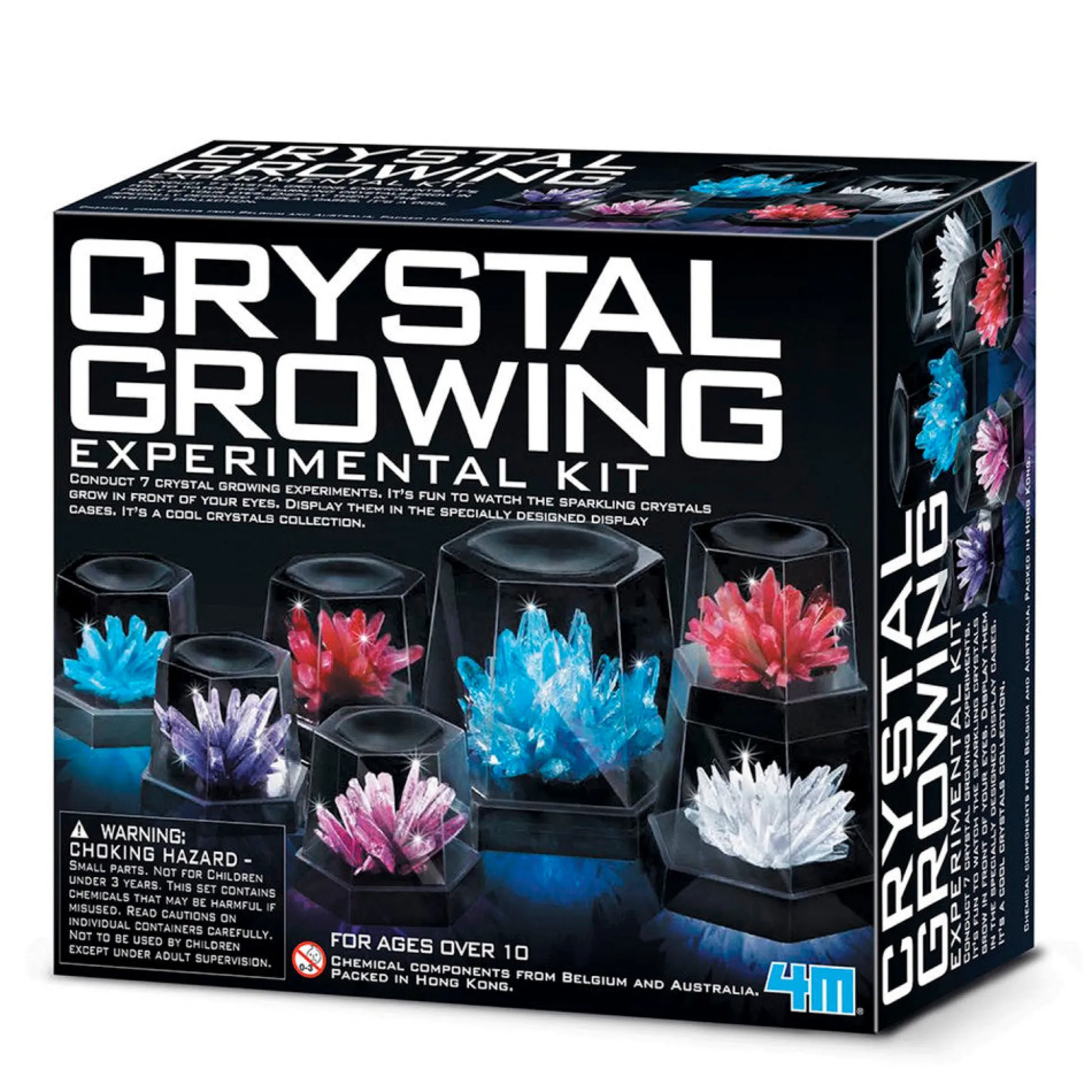 Flat River Group 4M Crystal Growing Science Experimental Kit - Multicolored* Science & Discovery
