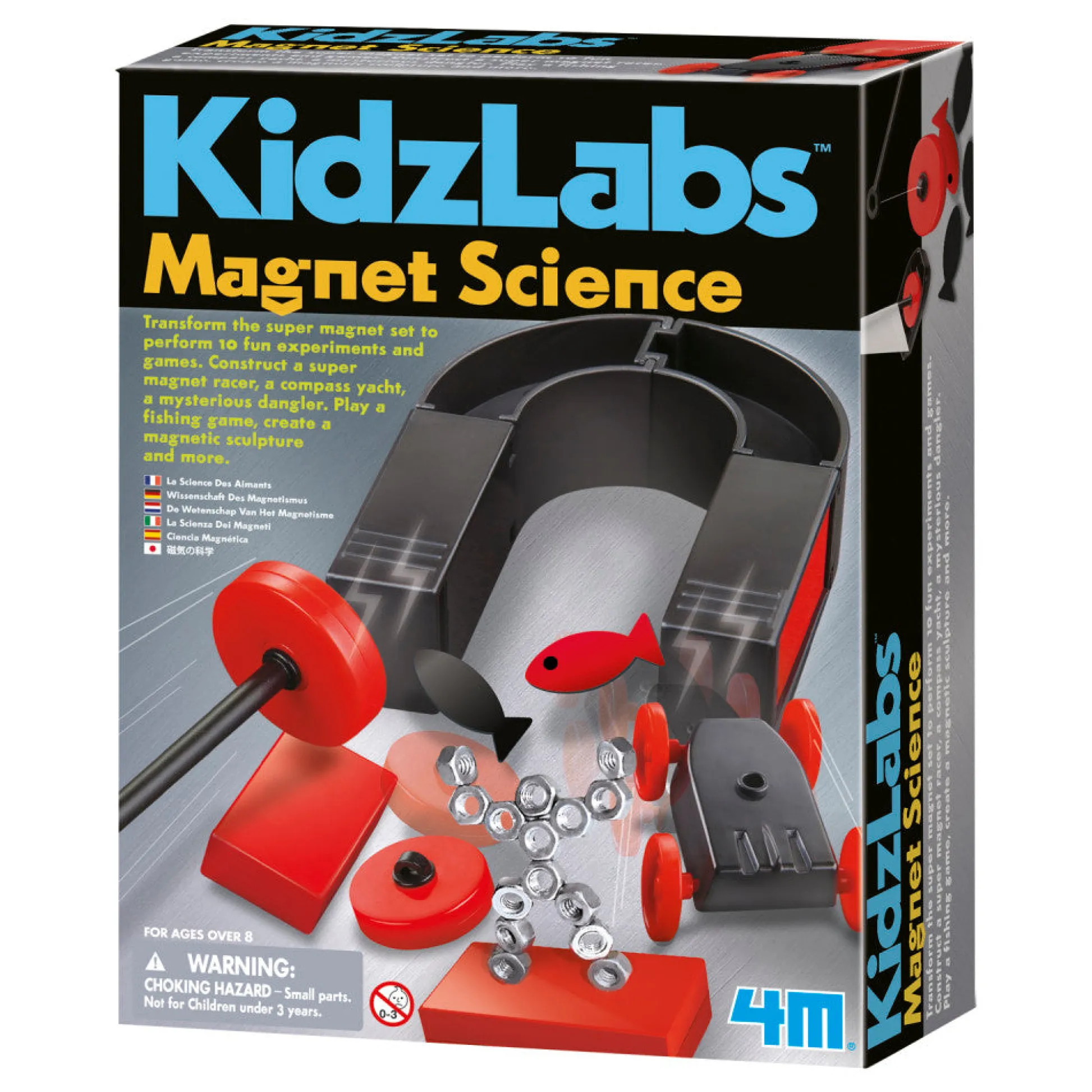 Flat River Group 4M Magnet Science Kit - STEM Magnetic Experiments Set for Kids* Science & Discovery